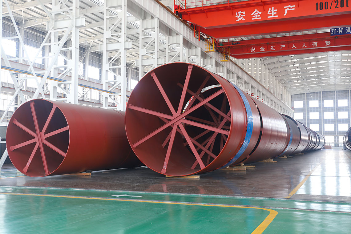 钢铁氧化球团回转窑