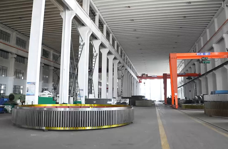 环形齿轮、小齿轮、支撑辊和轮胎车间