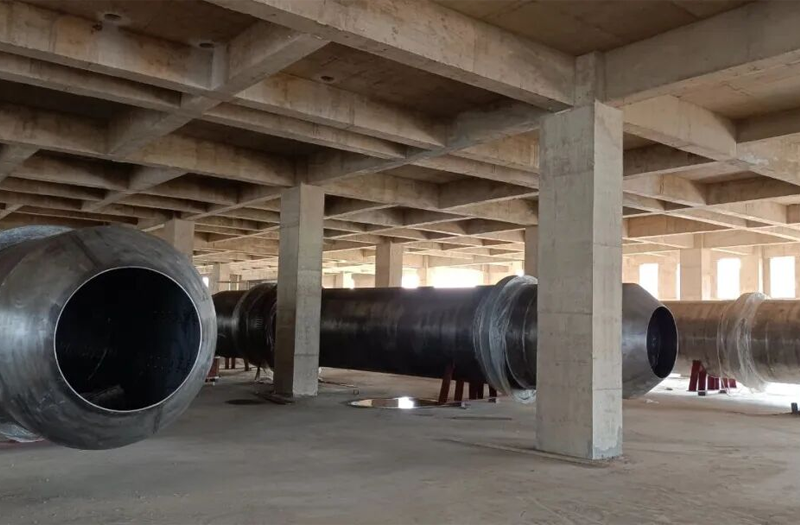 由江苏suncitygroup太阳集团,太阳集团集团定制生产的3台Φ2x13.9m回转窑炒菜锅落户鄂州