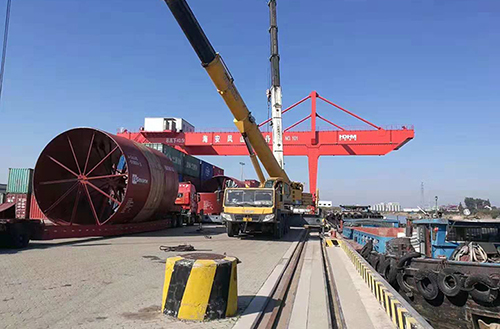 suncitygroup太阳集团,太阳集团镍矿回转窑发运印尼场景